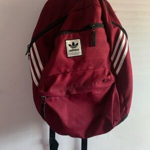 Adidas Maroon Backpack good condition